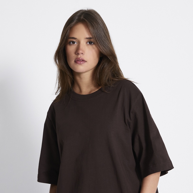 Boxy tee Brown
